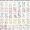 486 Pcs Pressed Flower Stickers - 36 Sheets of Realistic Dried Floral Decals - Transparent Botanical Stickers for Resin, Scrapbooking, Journals, and Planners